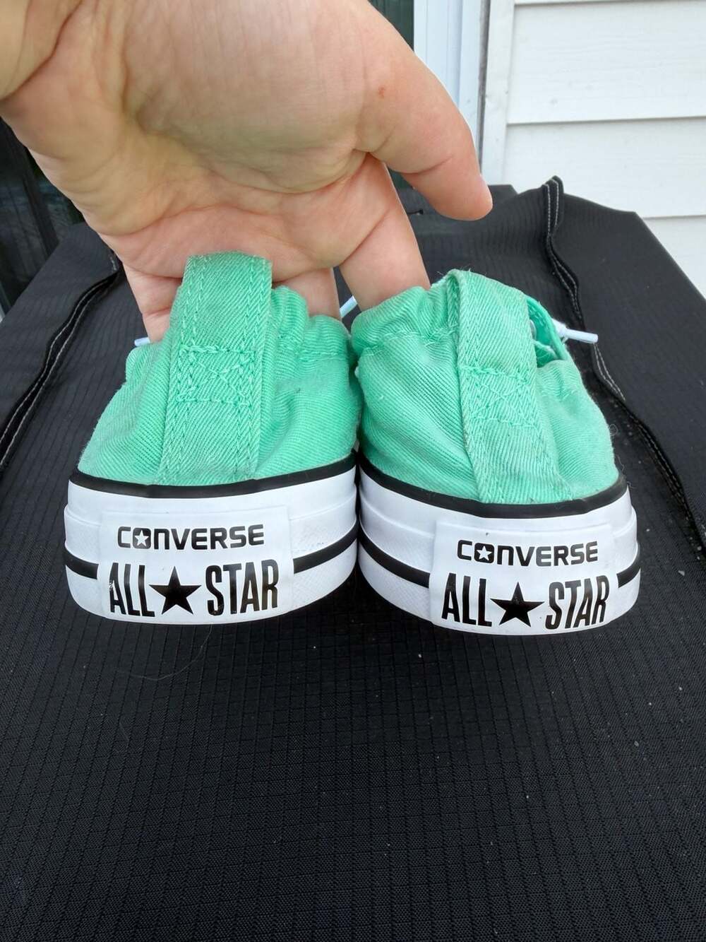 Converse Chuck Taylor All Star Shoreline Womens Slip-On Sneakers Green Glow 5566 - Picture 5 of 8